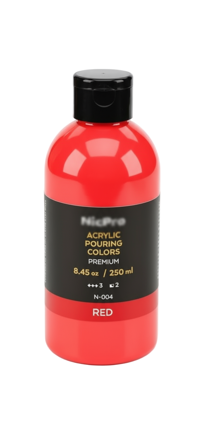 Acrylic paint for liquid arts