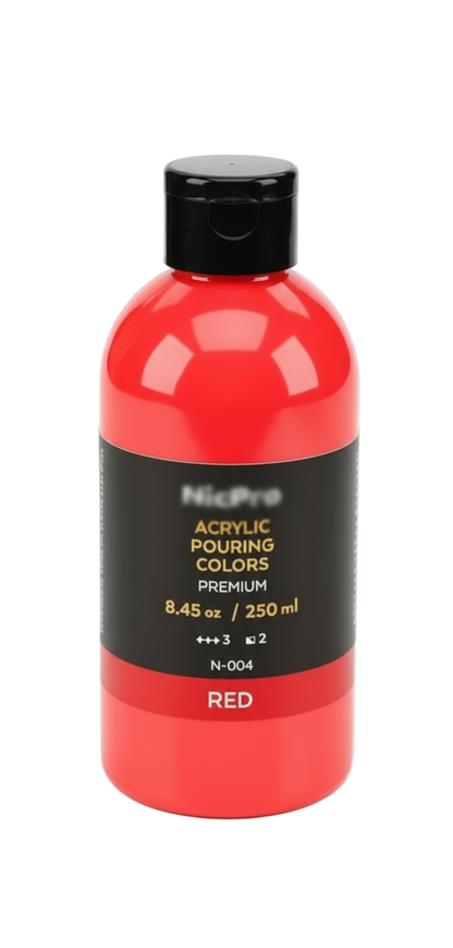 Acrylic paint for liquid arts