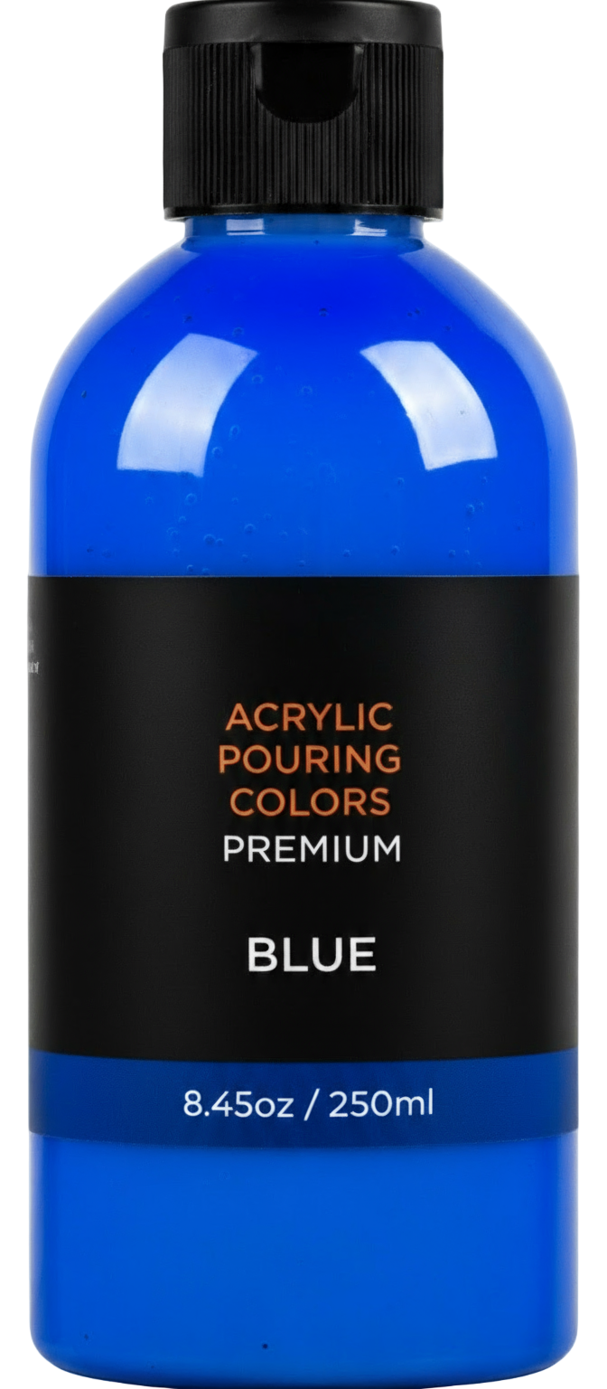 Acrylic paint for liquid arts