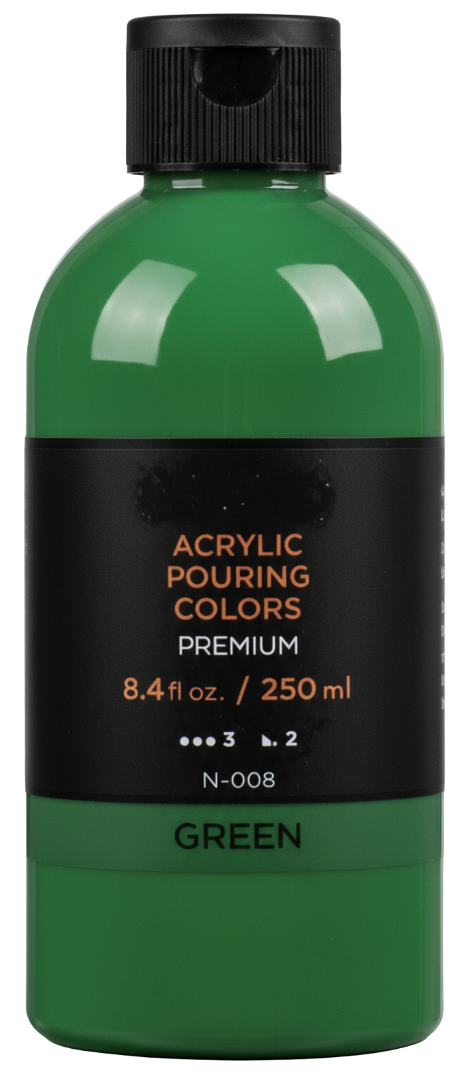 Acrylic paint for liquid arts