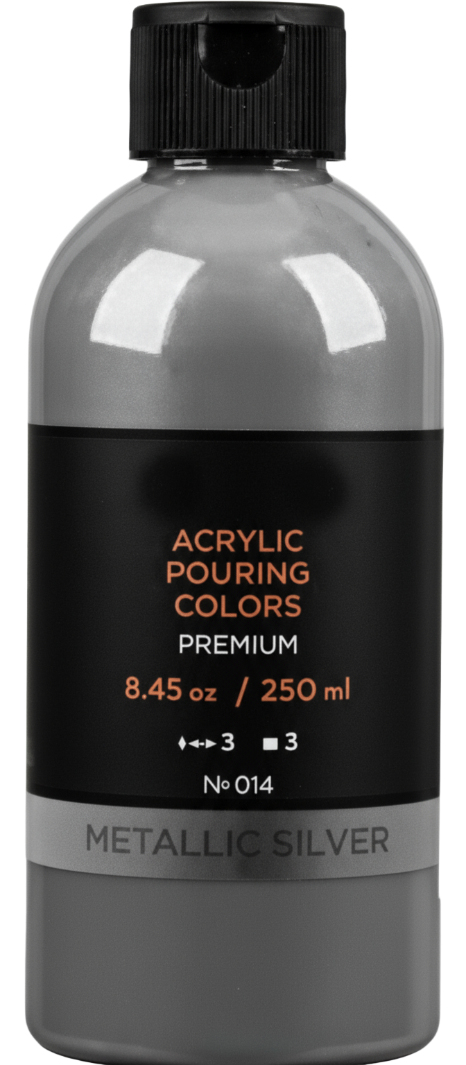 Acrylic paint for liquid arts